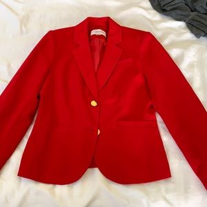 Calvin Klein Red Blazer